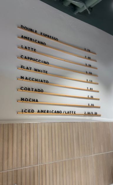 Coffee selection at Fieldhouse Lightwater